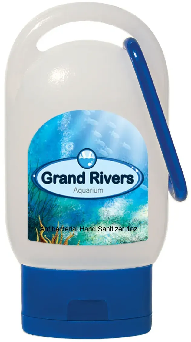 Hand Sanitizer With Carabiner - 1 Oz.