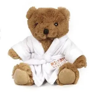 Alpine Bear Stuffed Animal w/ Bathrobe - 10"