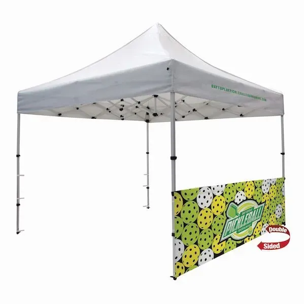 10' Compact Tent Half Wall Kit (Dye Sublimated, Double-Sided)