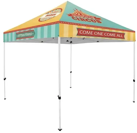 10' Economy Tent Kit (Dye Sub Full-Color Full-Bleed)