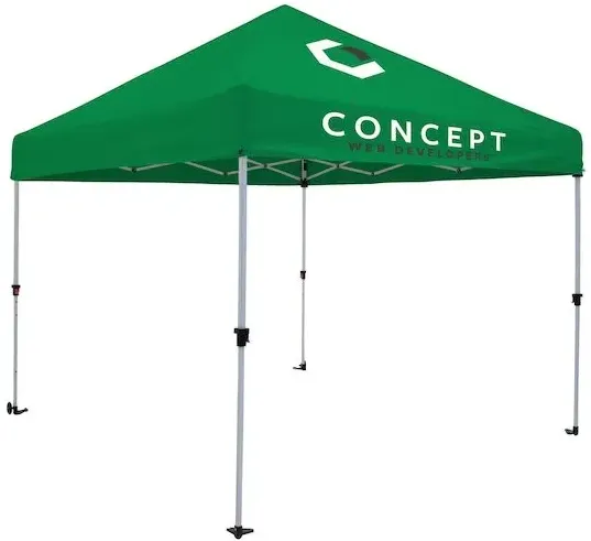 10' Omni Tent Kit (Full-Color Imprint, 2 Locations)