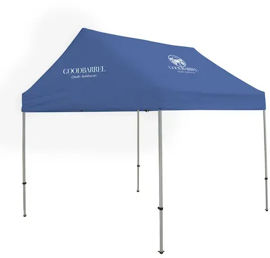 10' Premium Gable Tent Kit  (Full-Color Imprint, 2 Locations)