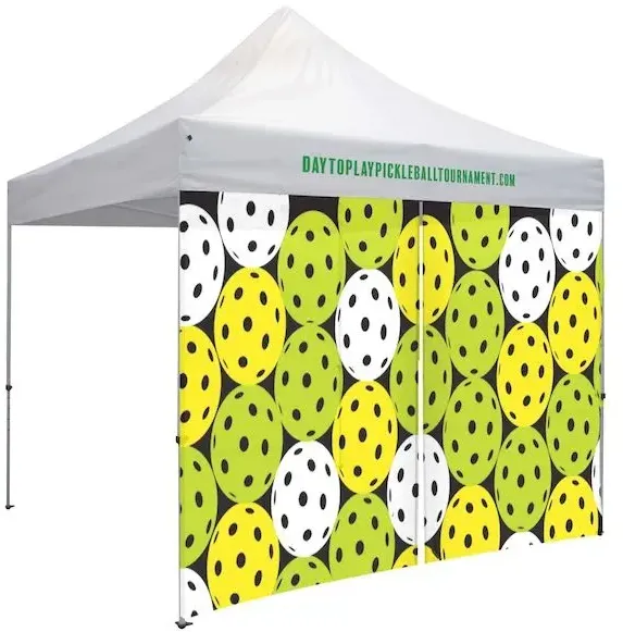 10' Tent Wall with Middle Zipper (UV-Printed Mesh)