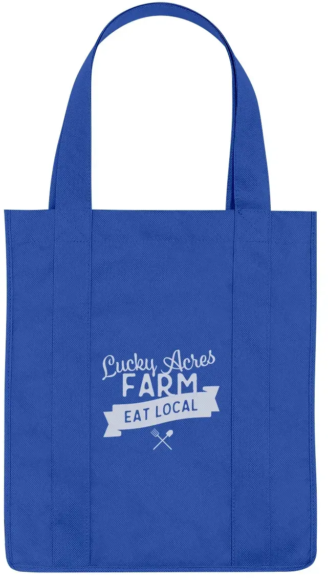 Non-Woven Shopper Tote Bag With 100% RPET Material