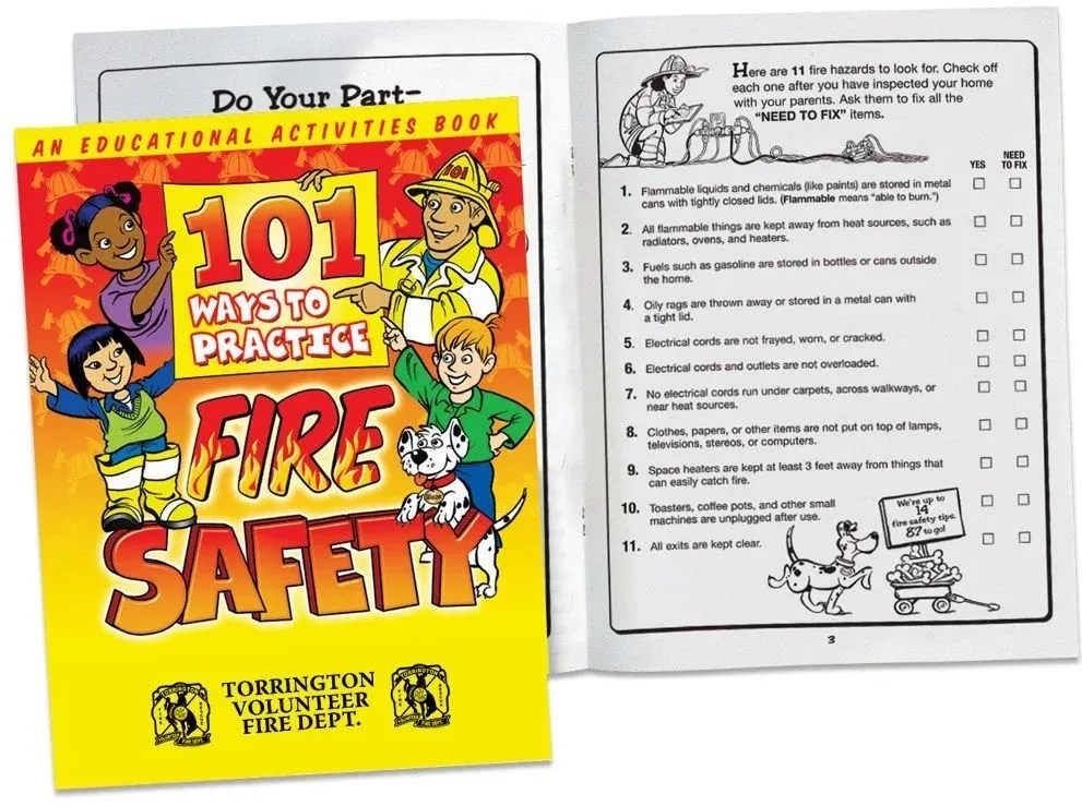 101 Ways to Practice Fire Safety Educational Activities Book