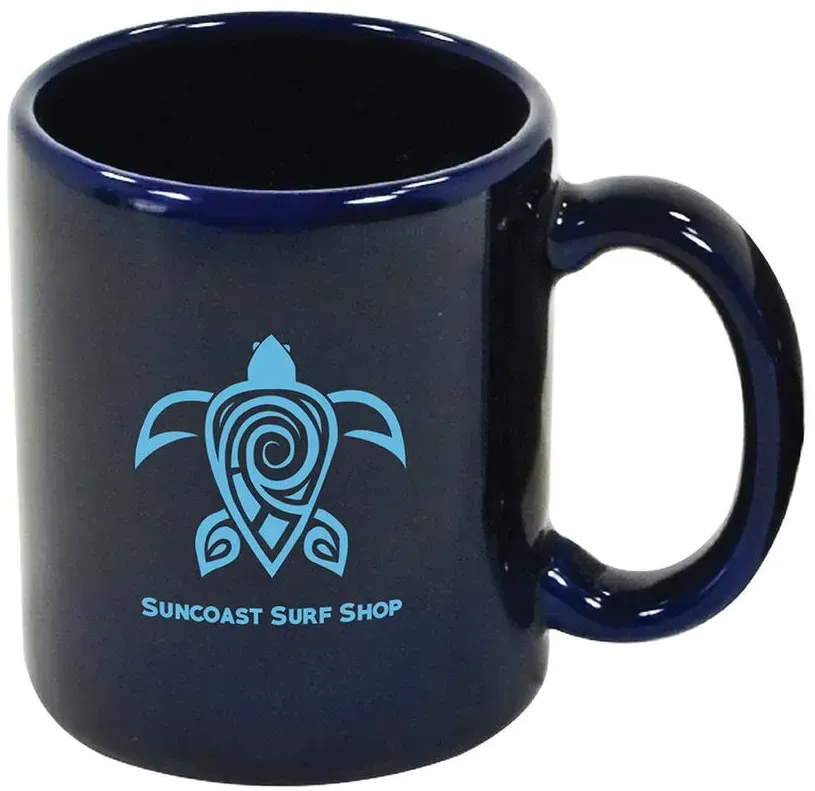 Customizable 11oz Cobalt USA-Made Promotional Mug with Safe Packaging and Quick Turnaround