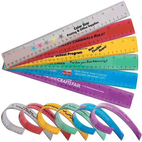 Customized Flexible Ruler - 12"