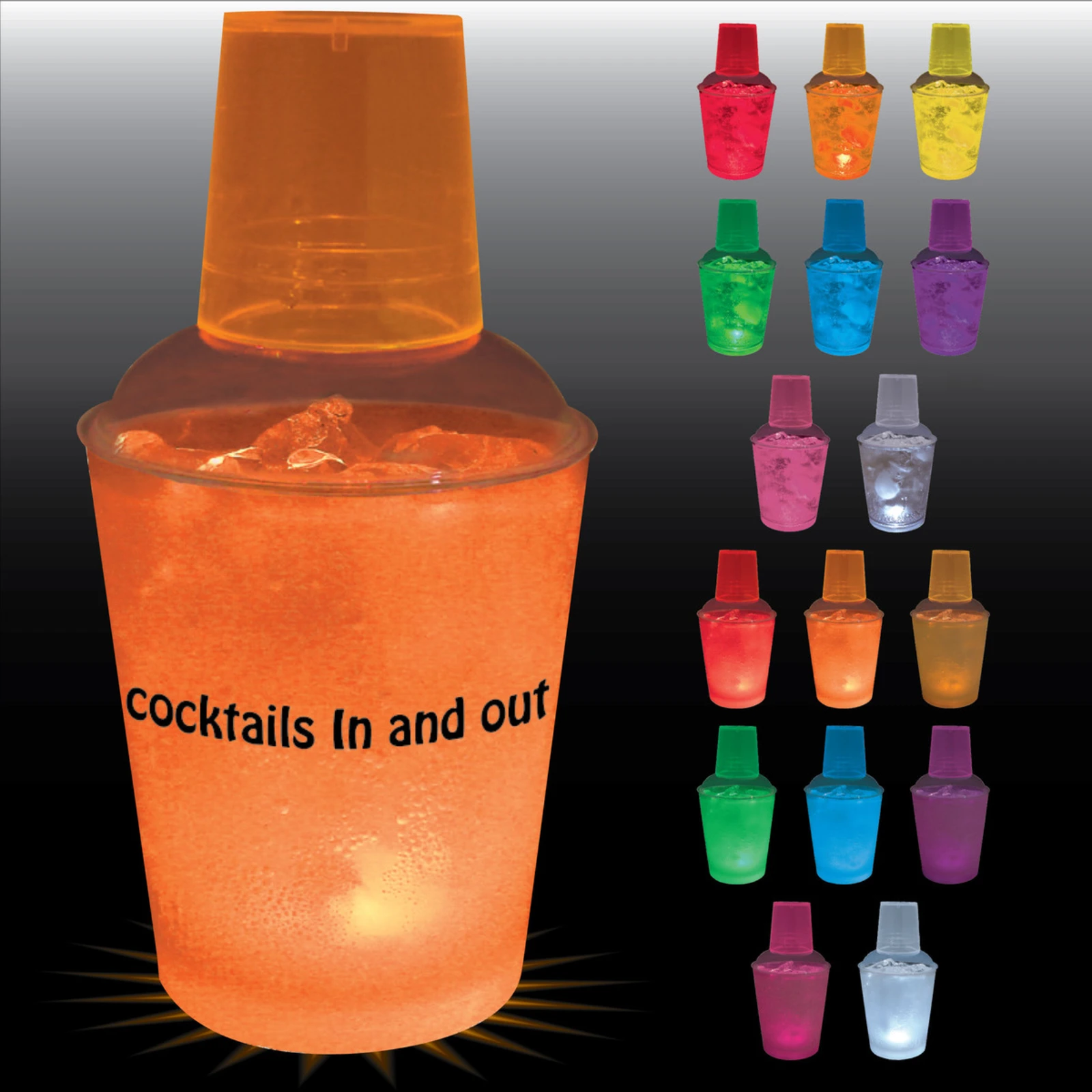 12 oz. 3 Piece Plastic Cocktail Shaker