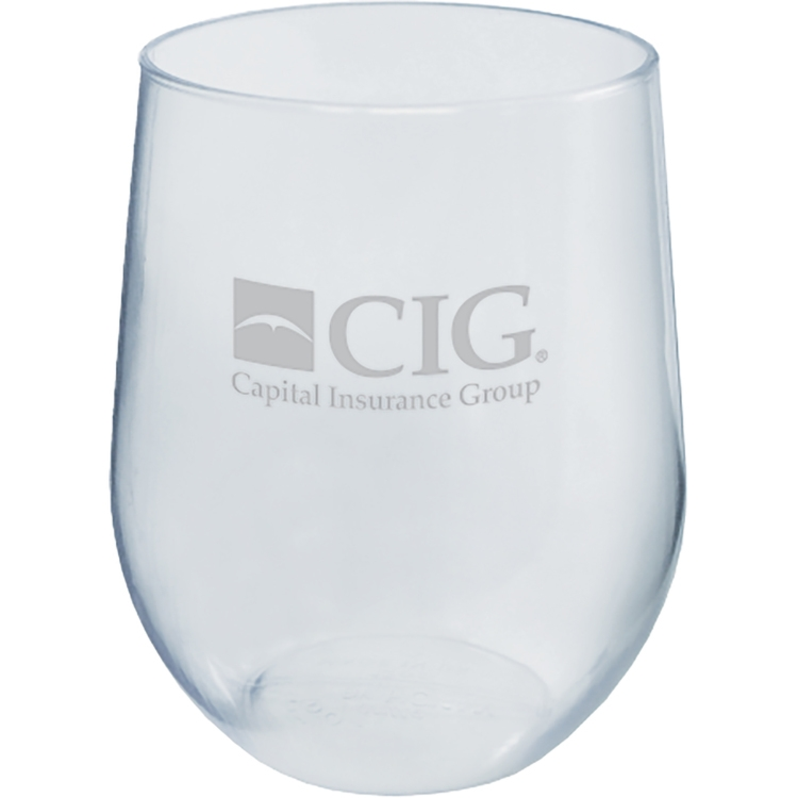 12 oz. Break Resistant PVC Stemless Wine Glass