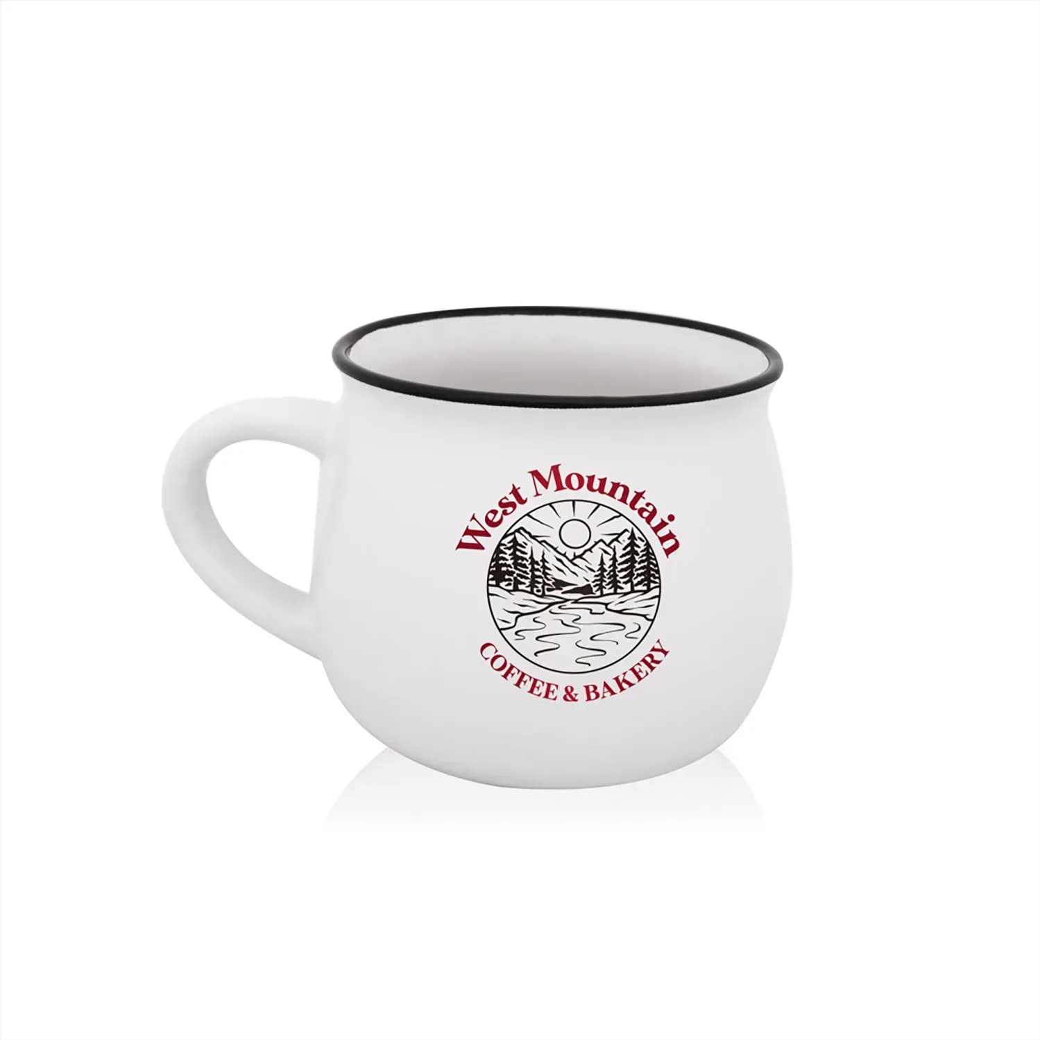 Personalized Two-Tone Ceramic Mug - 12 oz.