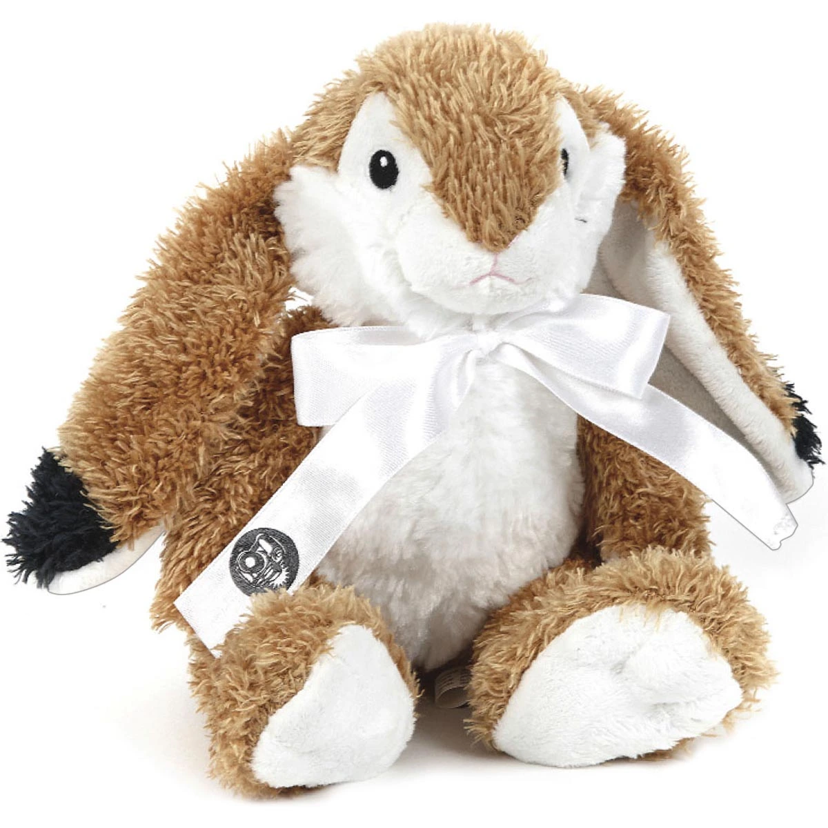 Plush Stuffed Beige Bunny - 12"