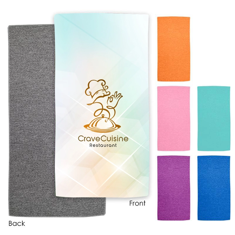 Dye Sublimated Microfiber Towel - 12" x 24"