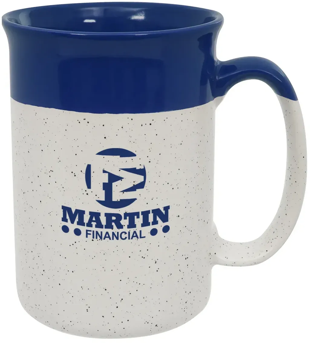 Logo Speckled Mug - 13 Oz.