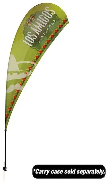 13' Value Teardrop Sail Sign Kit (Single-Sided with Value Spike)