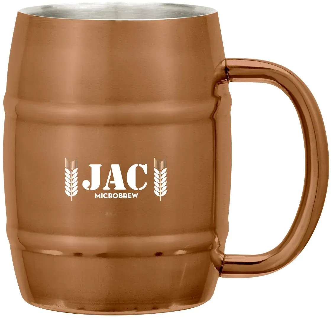 Moscow Mule Barrel Mug - 14 Oz.