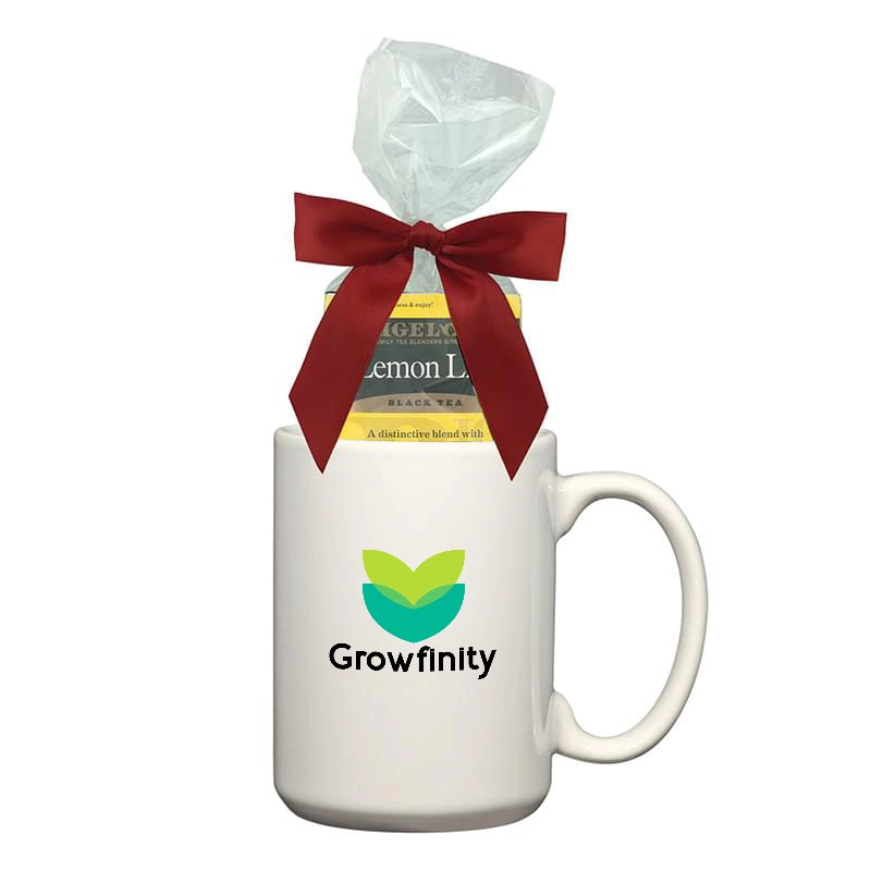 15 Oz. Customizable Full-Color Mug with Tea Bags