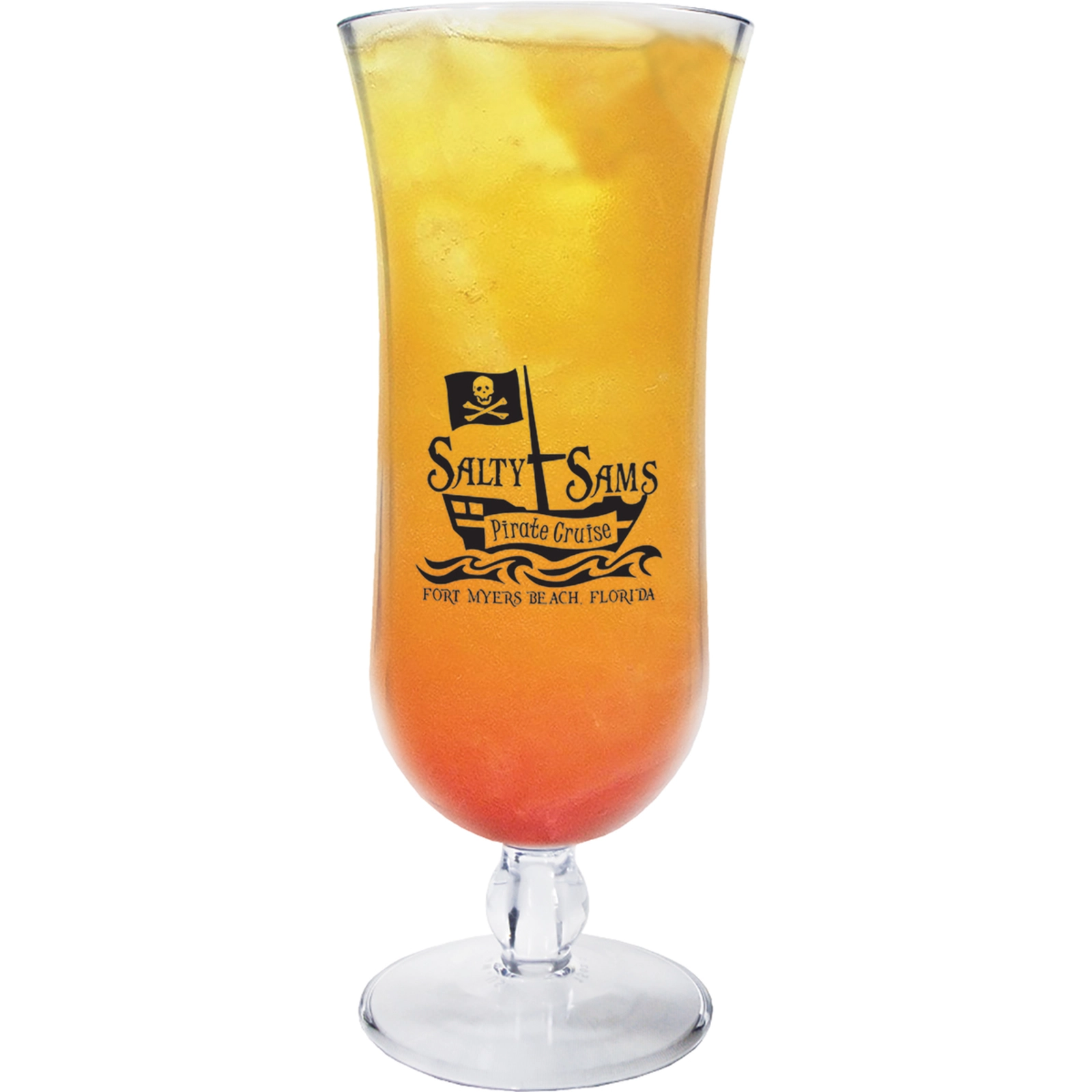 15 oz. Premium Plastic Hurricane Glass