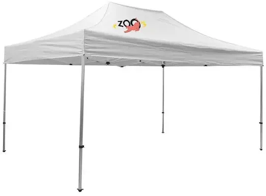 15' Premium Tent Kit (Imprinted, 1 Location)