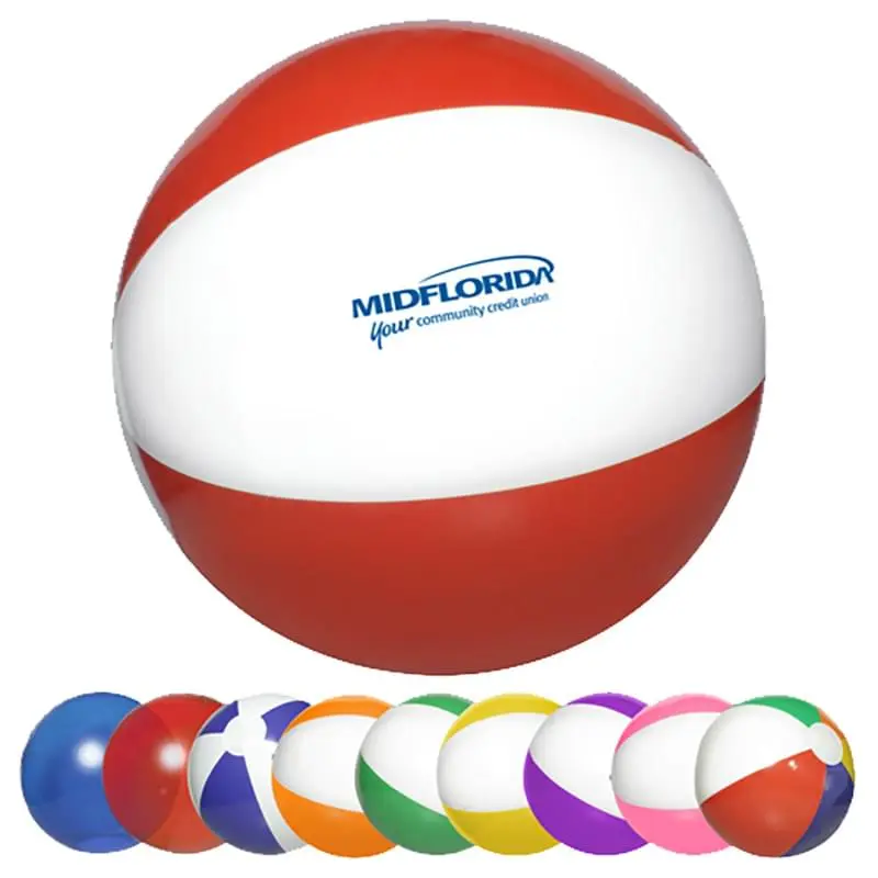 16" Classic Style Vinyl Beach Ball