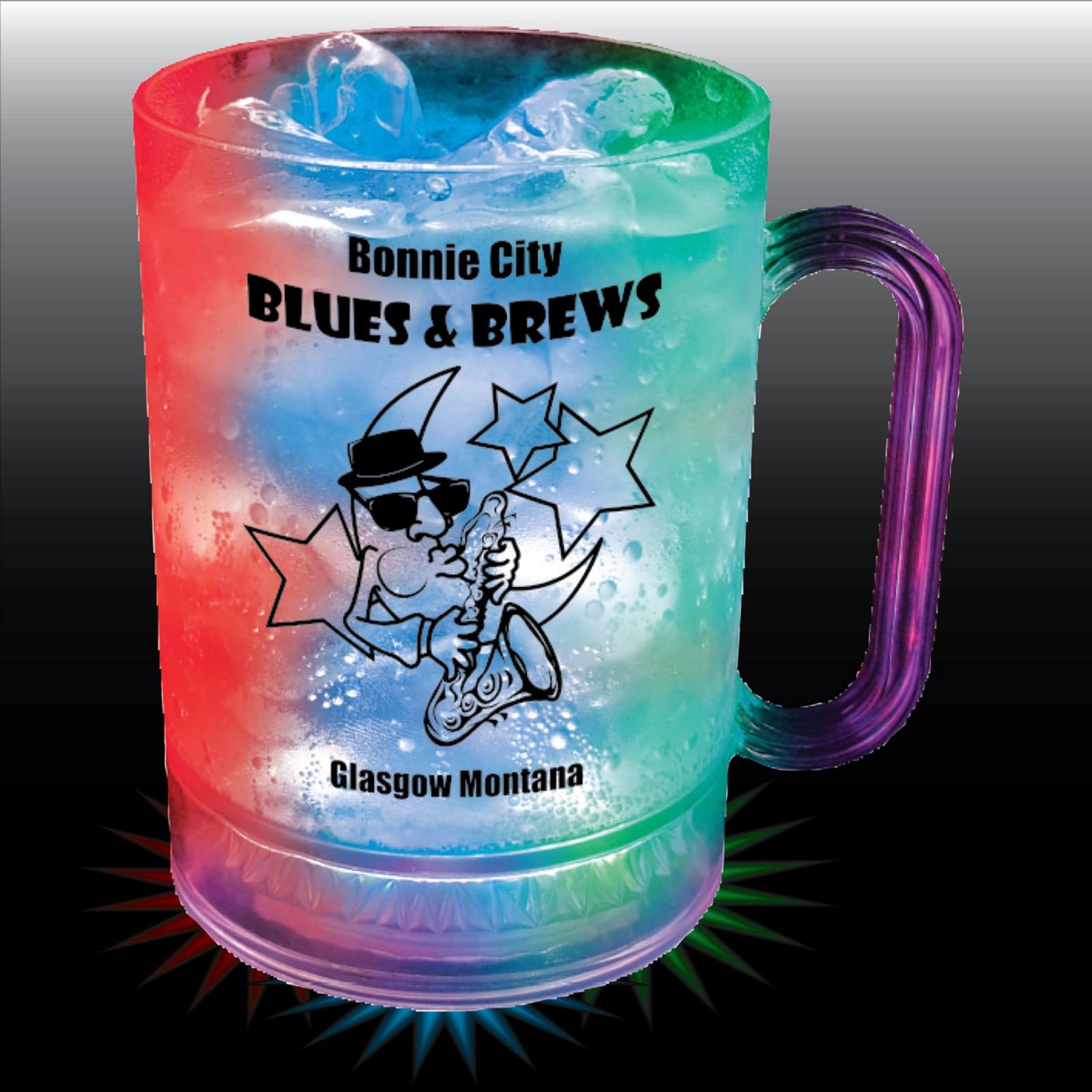 Lighted Mug w/ 3 LEDs - 16 Oz.