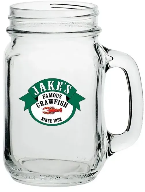 16 oz. Mason Jars with Handles