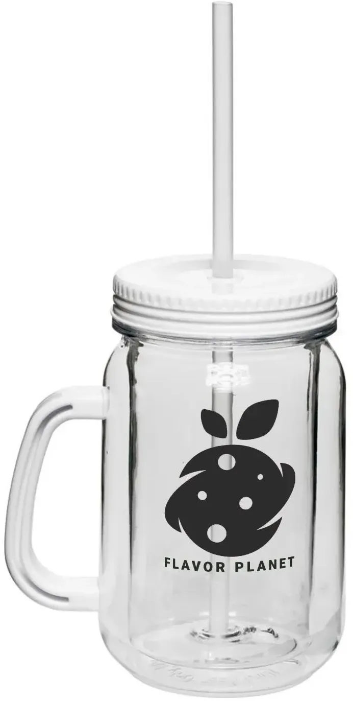 Personalized Mason Jar Tumbler - 17oz