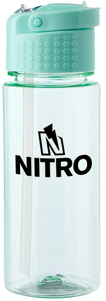 Custom Logo Plastic Water Bottle - 18oz