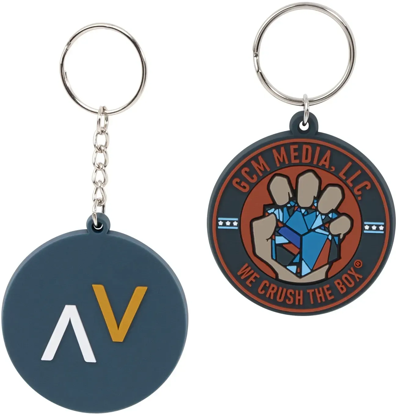 Personalized PVC Key Tags - 2" (2D)