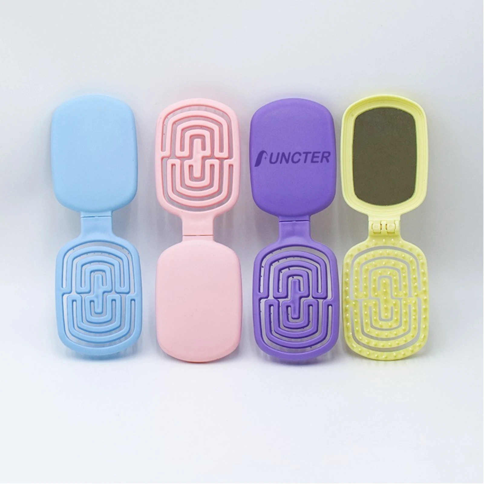 2 in 1 Square Shape Foldable Mirror Comb