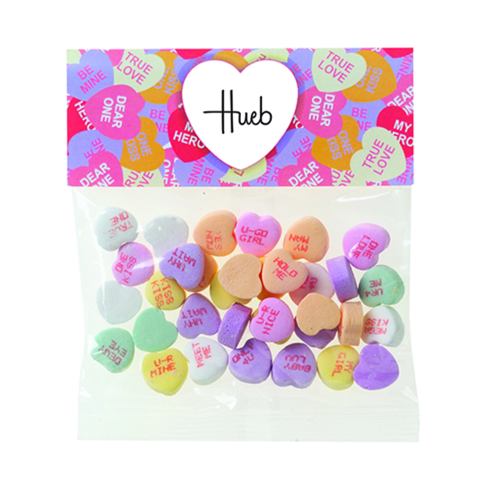 2 oz. Personalized Header Bag for Food & Candy Fillings