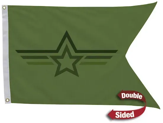 2' x 3' Polyester Guidon Flag Double-Sided