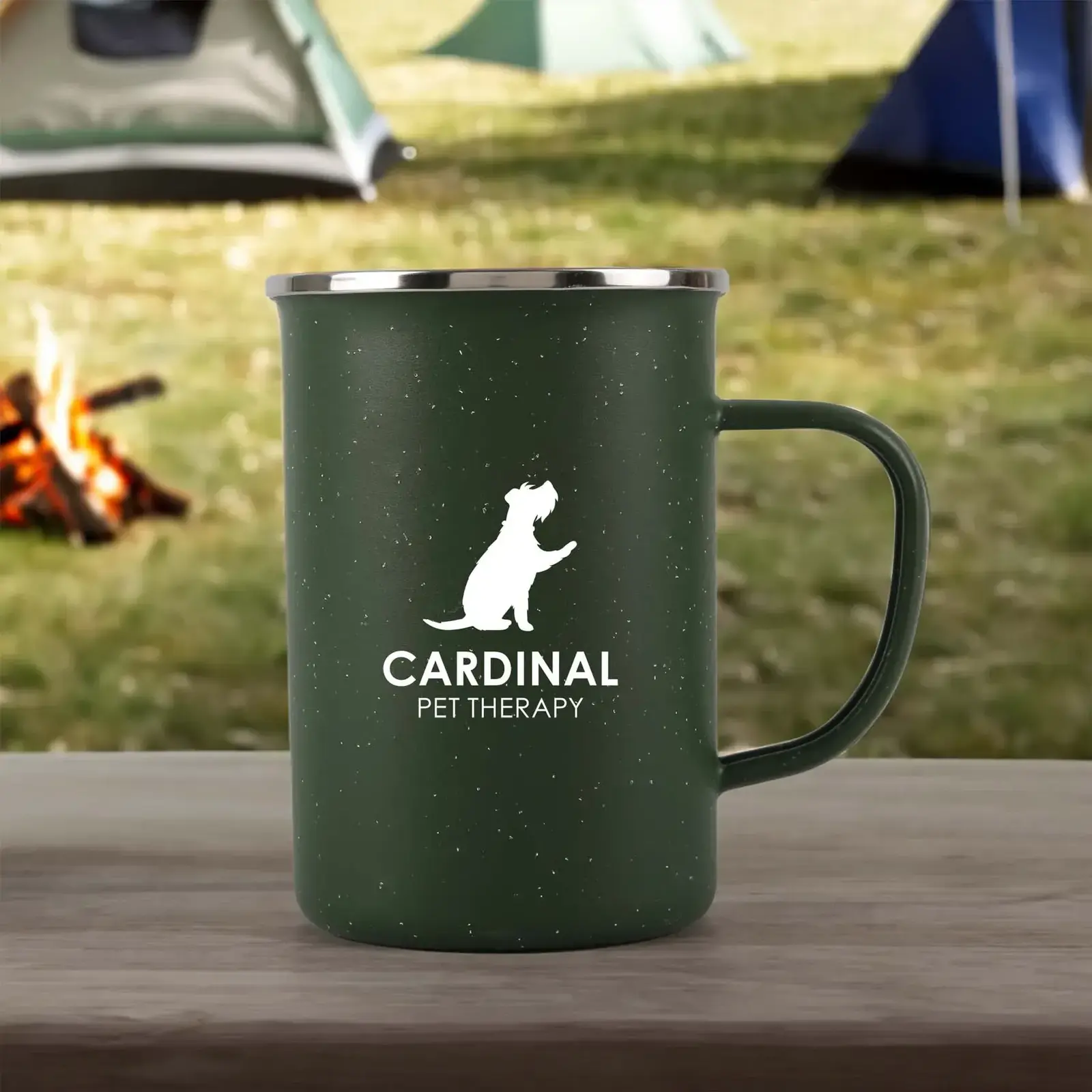 Custom Speckle-It™ Enamel Camping Mug (20 oz)