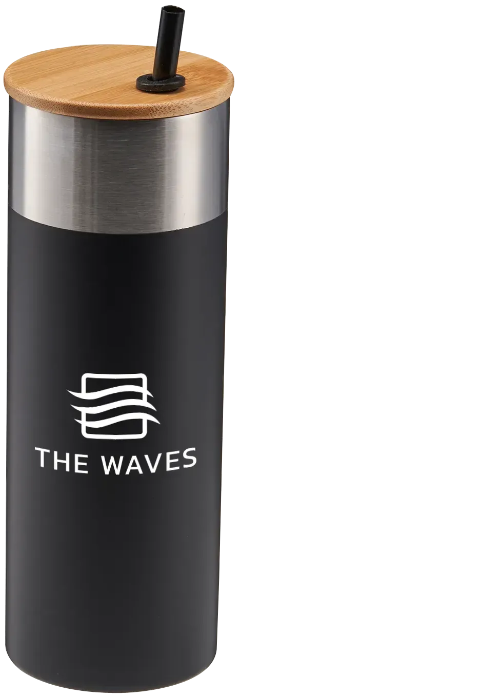 Custom Insulated Tumbler with Bamboo Lid - 20 oz.