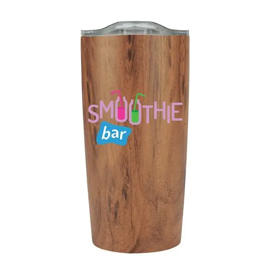 20 oz Wood Grain Stainless Steel Tumbler