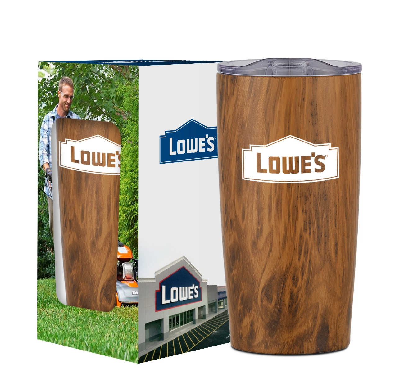 20 Oz. Woodtone Himalayan Tumbler With Custom Window Box