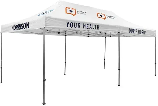 20' Premium Tent Kit (Imprinted, 7 Locations)