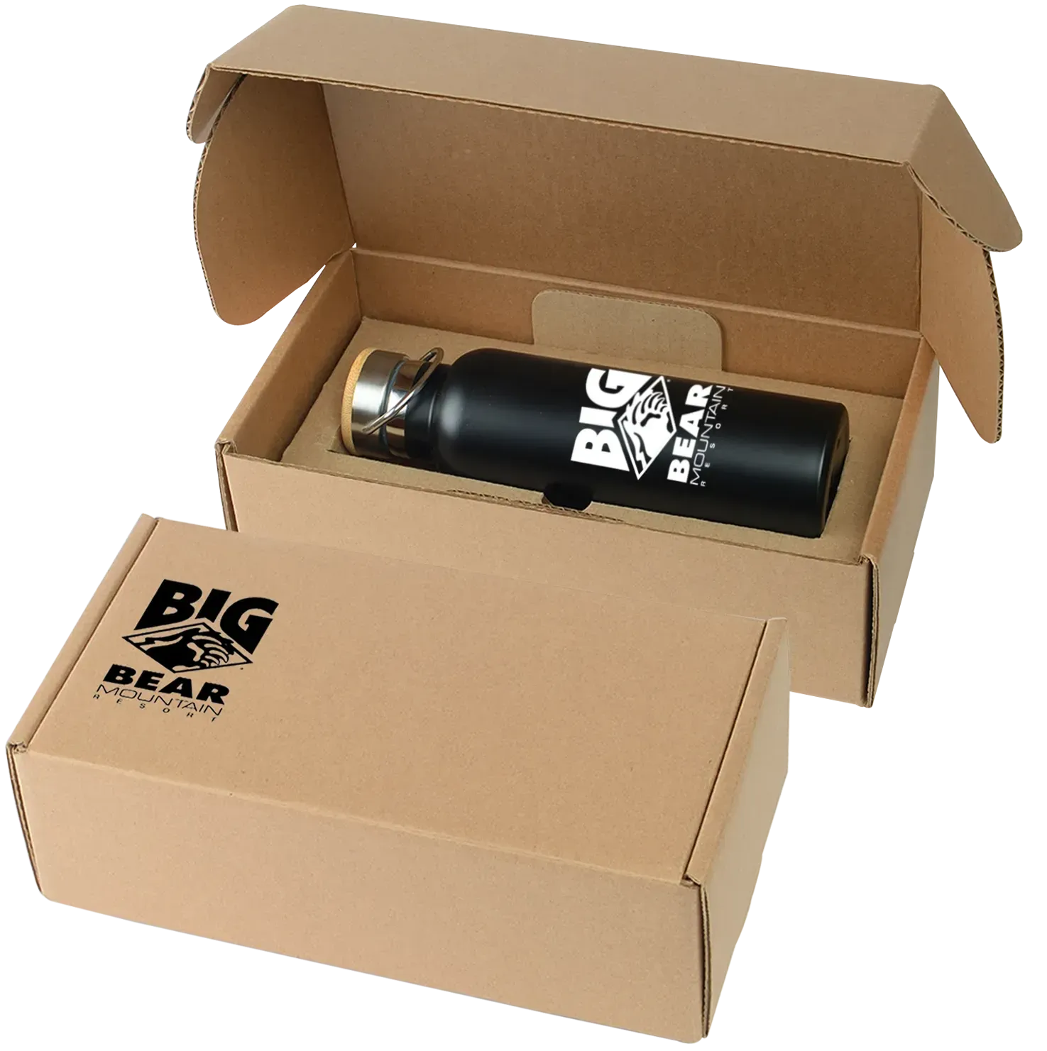 Custom Stainless Steel Bottle with Gift Box Set - 21oz