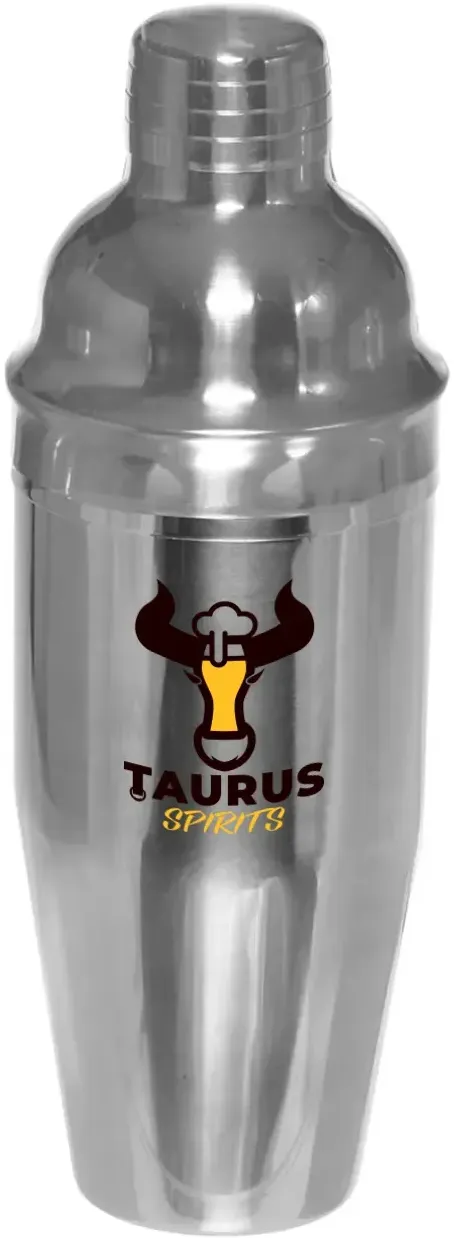 Custom Stainless Steel Cocktail Shaker - 23.3oz (2 Color)