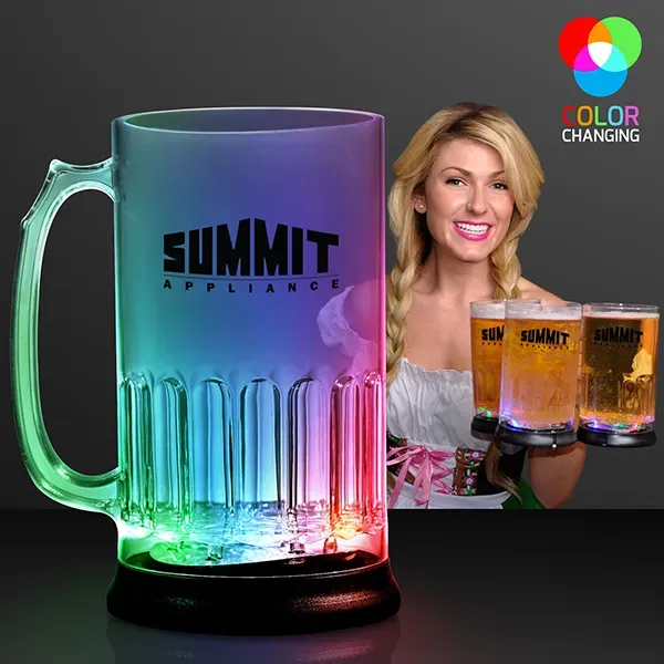 24 oz. Big Light Up Flashing Beer Mug