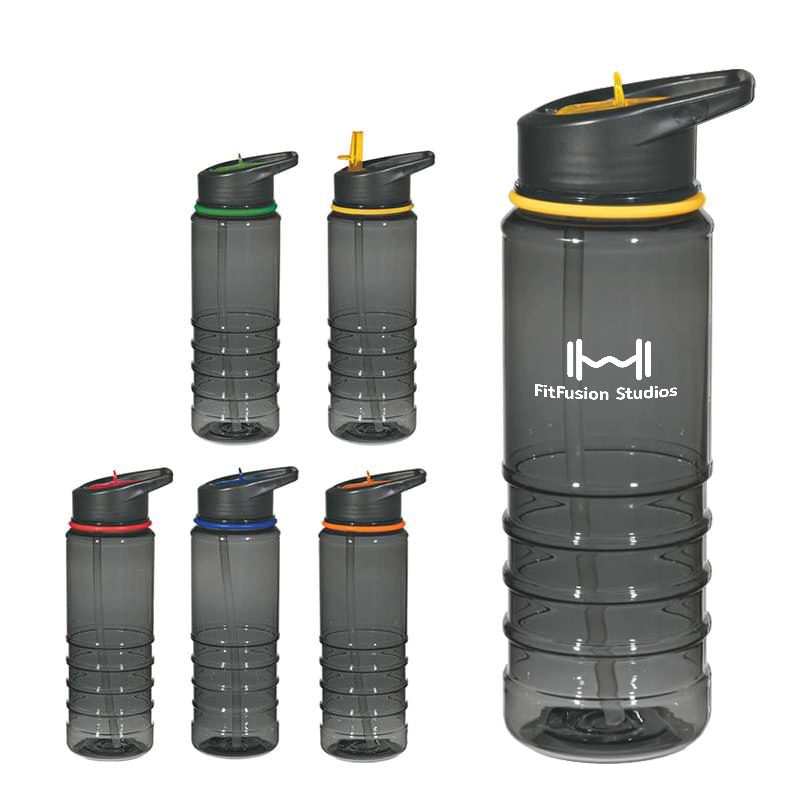 24 Oz. Gripper Bottle With Straw