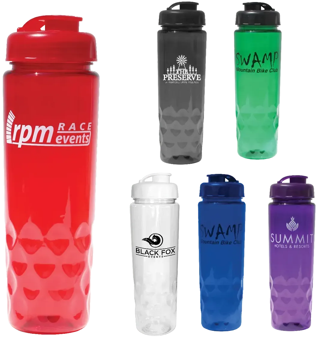 24oz BPA Free Custom Water Bottle - Promotional PET Drinkware