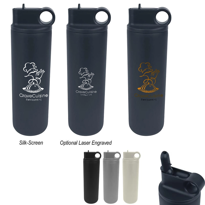 27 Oz. Flip Top Stainless Steel Bottle