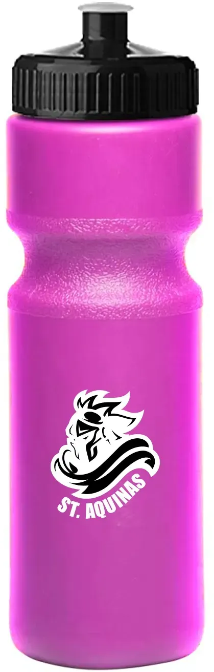 Custom Push Cap Water Bottles - 28oz (2 Colors)