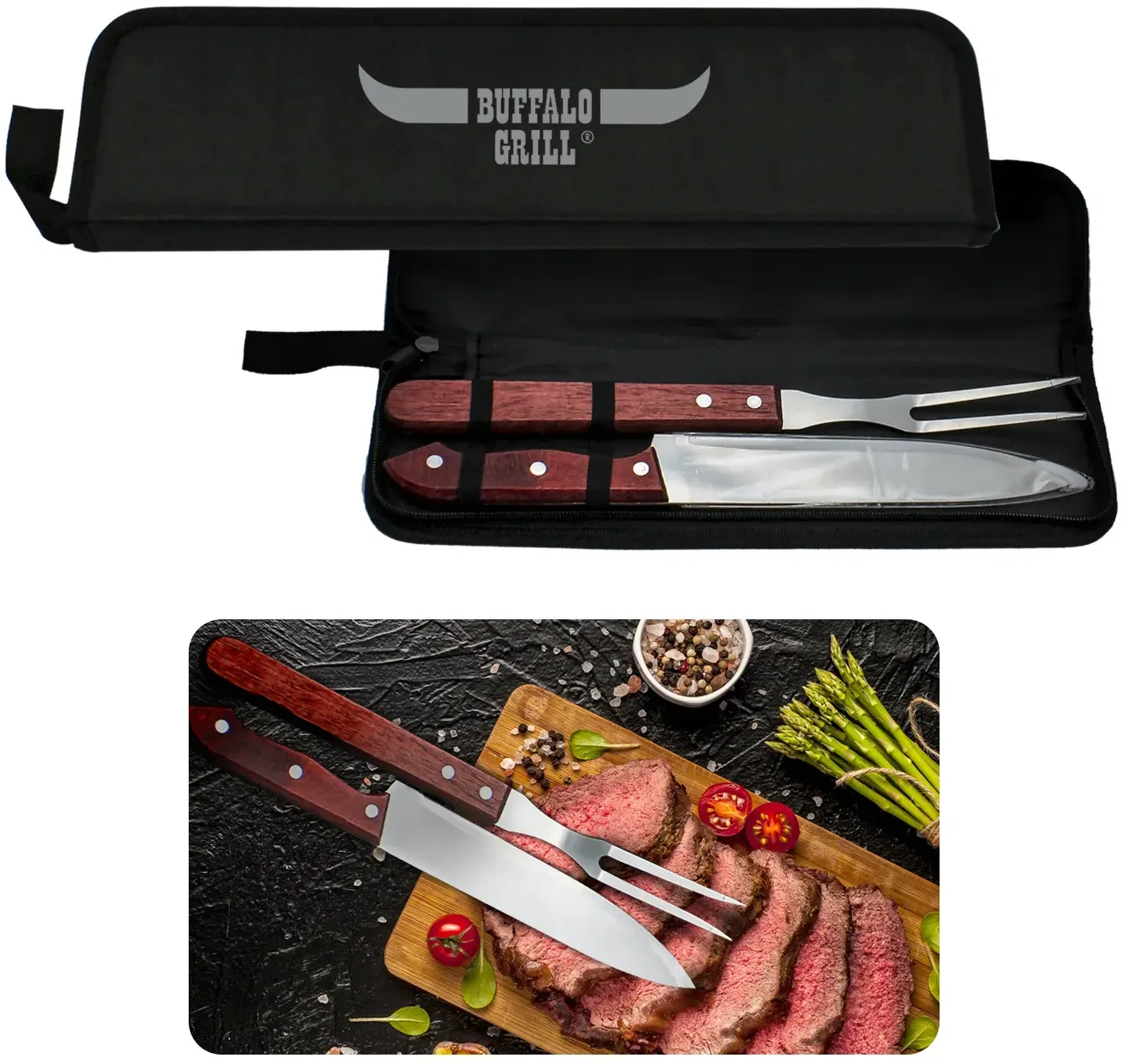 Promotional Carving Set - 2 Piece