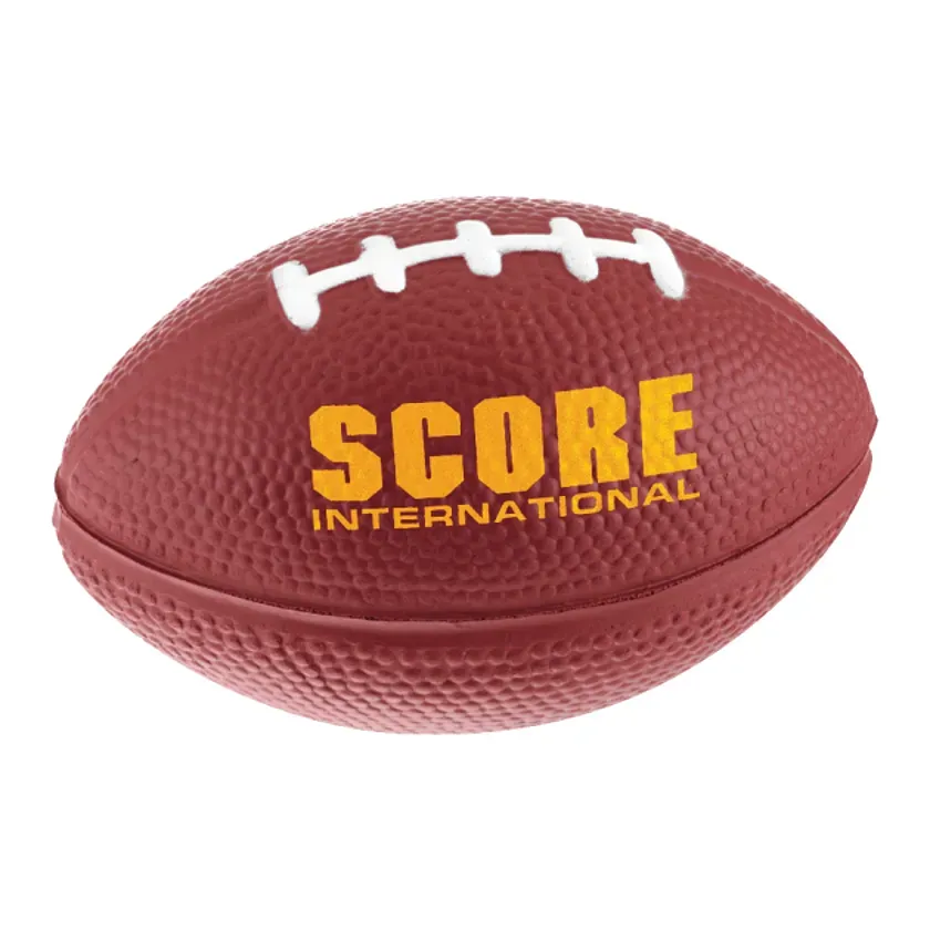 Custom Football Stress Reliever - 3.5"