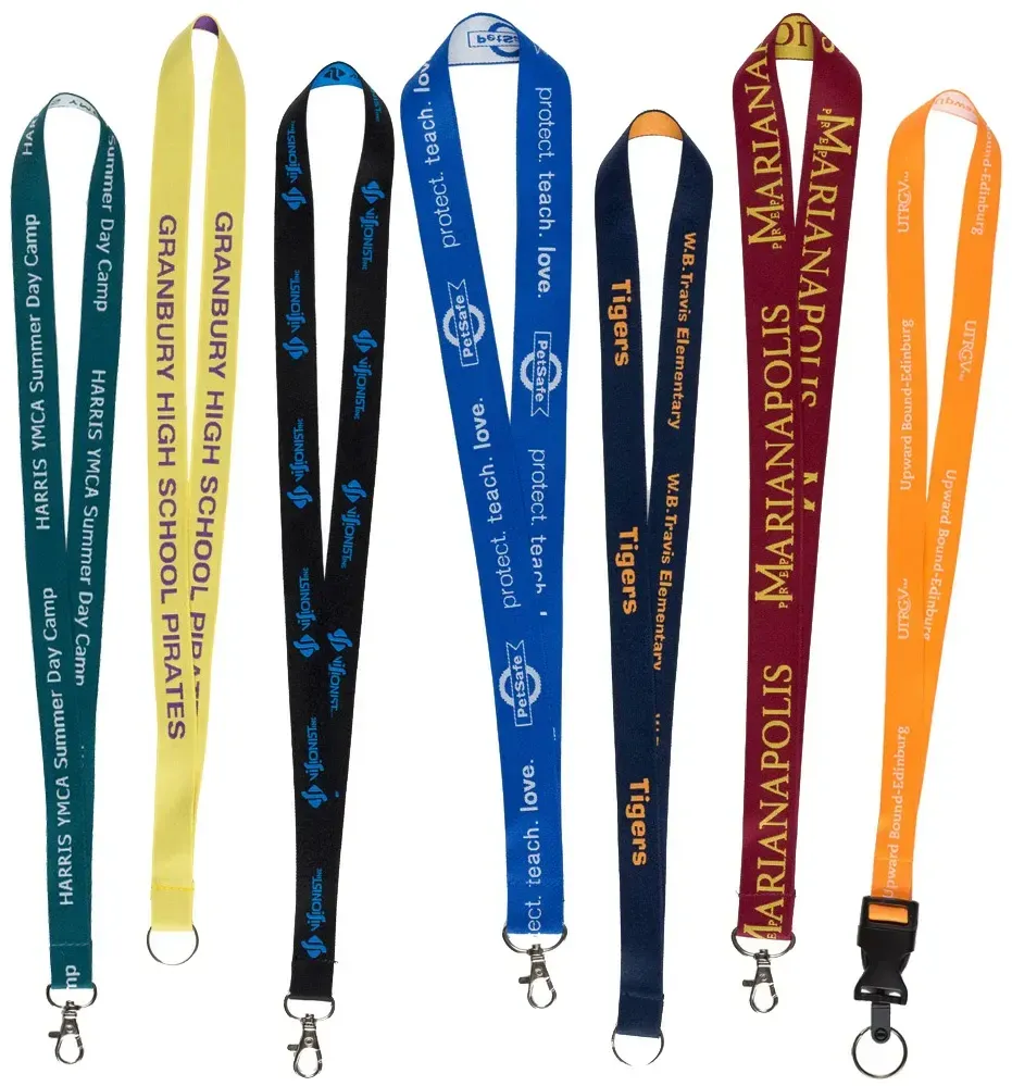 Personalized Woven Lanyard - 3/4"