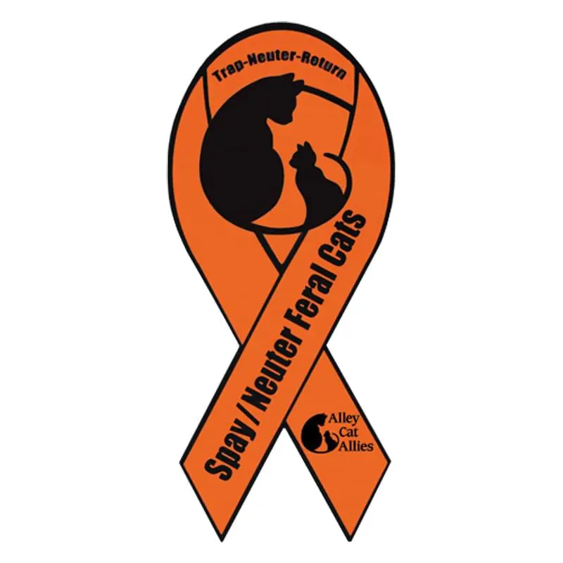 3.5" X 8" Awareness Ribbon Shape Vehicle Magnet - No Cutout