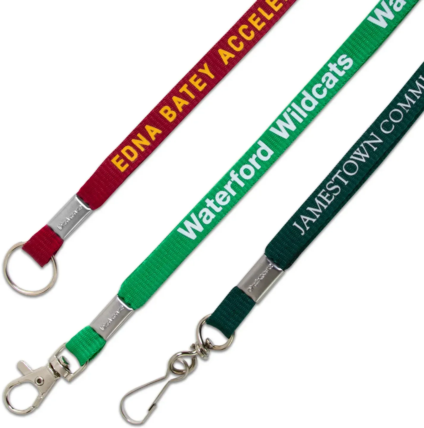 Custom Recycled Polyester Lanyards - 3/8"