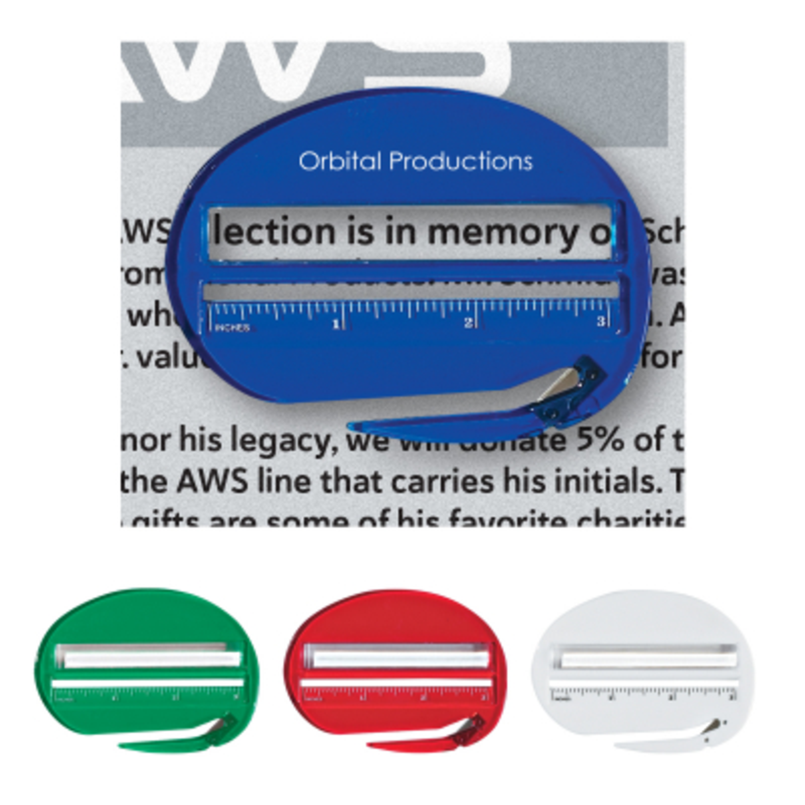 Custom Printed 3-In-1 Letter Opener