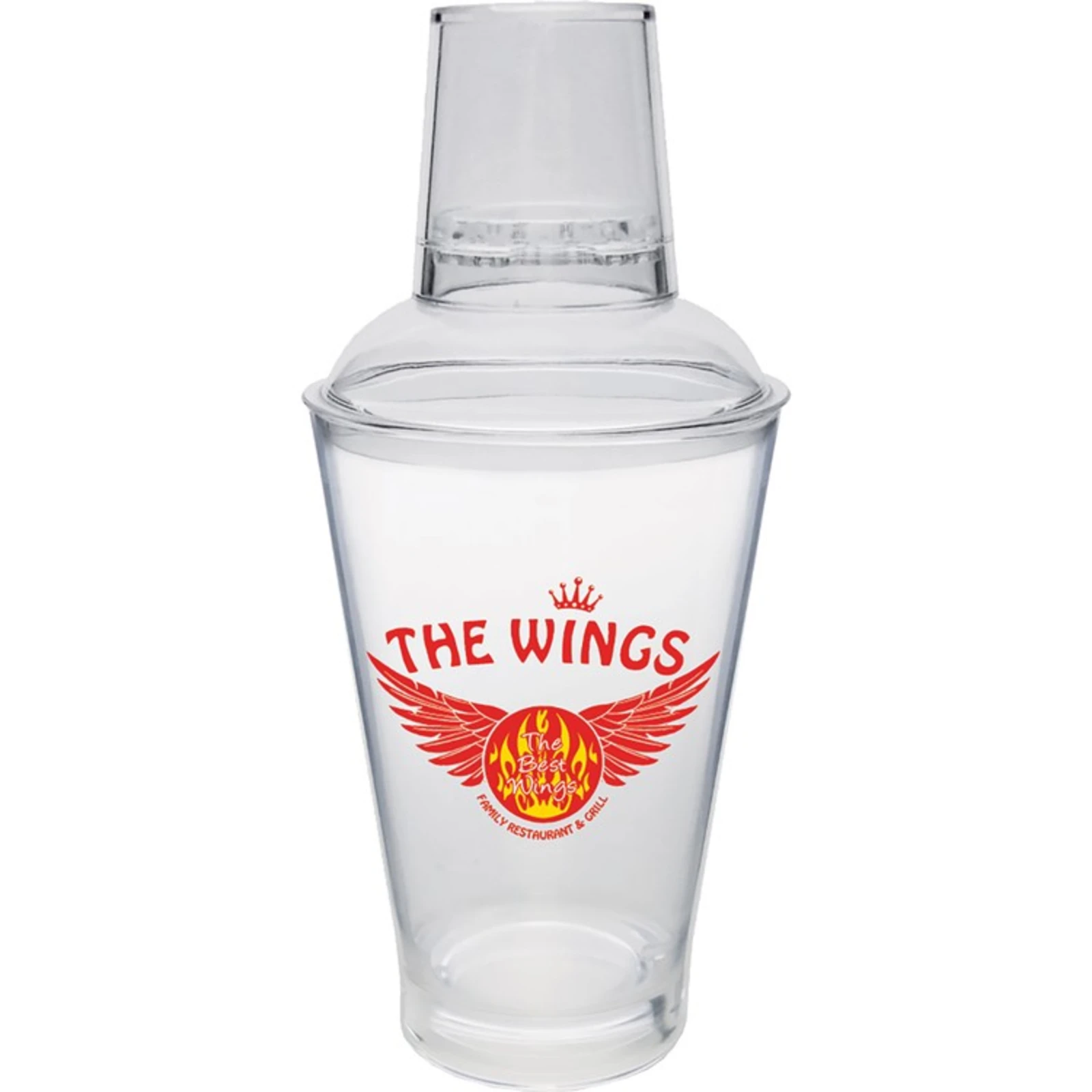 3 Piece Plastic Cocktail Shakers